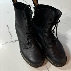 Dr. Martens Black Leather Boots